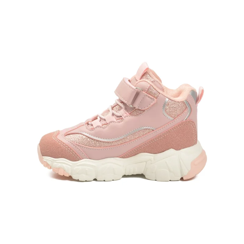 Cool Pudra Cırtlı Desenli Kız Çocuk Hi Sneaker – 4. görsel