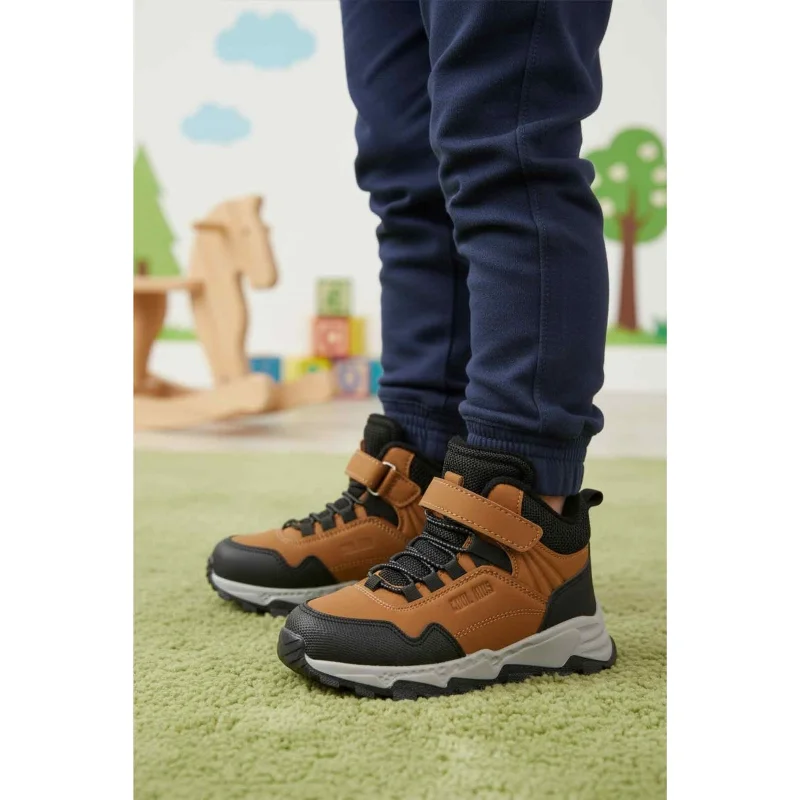 Cool Taba Gri Cırtlı Erkek Çocuk Outdoor Bot – 3. görsel