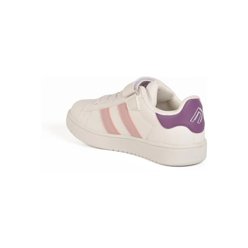 Cool Beyaz Pudra Cırtlı Kız Çocuk Sneaker – 4. görsel