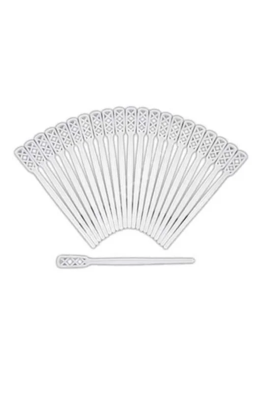 BAKBURAYA YAPAY ÇİÇEKÇİLİK 500 adet hijyenik çay kahve plastik karıştırma çubuğu çay plastik karıştırıcı – 3. görsel