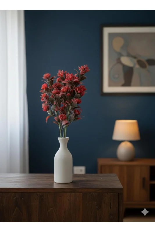 YASİMA55 CmYapayÇiçekSaksıDemetiDikeyBahç Balkon Aranjman Saksı Vazo Bitkisi 1. Kalite İthal 55 CM – 3. görsel