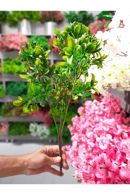 YASİMA OKALİPTUSYapaY ÇiçeK Saksı Demeti Dikey Bahçe Balkon Saksı Vazo Bitkisi 1. Kalite55CM – 3. görsel
