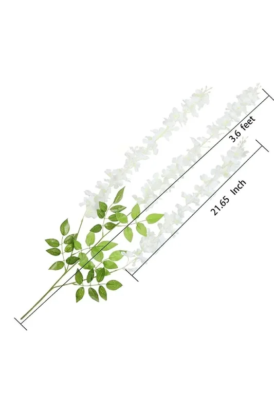 temalife 12 Adet Sarkan Akasya Çiçek 3 Dallı 100 Cm. Yapay Çiçek Akasya Parti Nişan Düğün Süsleme – 4. görsel