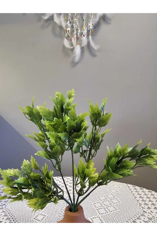 YASİMA 1 ADET  ŞİMŞİR YAPAY ÇİÇEK EV DEKORASYON ARANJMAN DEKOR BALKON 30 CM