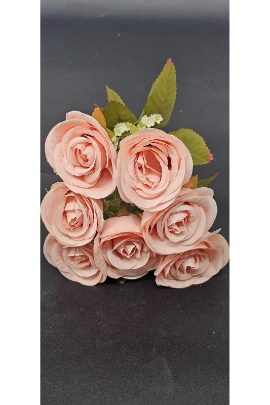 YASİMA Şimşir aranjmanli Lotus Çiçeği Pudra Rengi Ev Dekor Saksı Çiçeği 35 Cm – 3. görsel