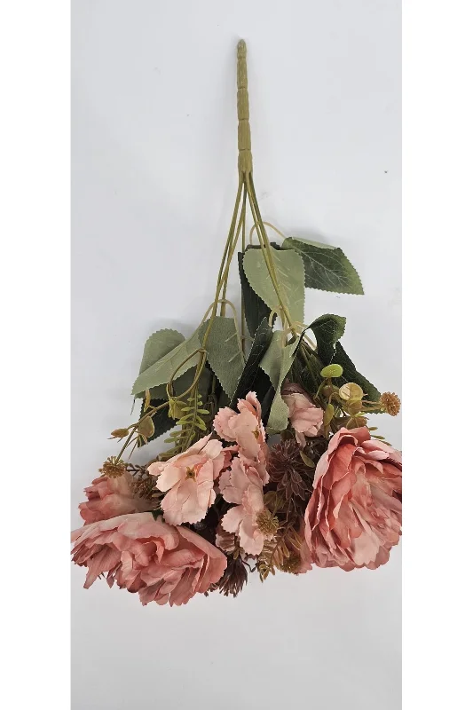 YASİMA Koca Kafalı Lotus Çiçeği Şeftali Tonlu Turuncu 42 Cm Ev Dekor – 4. görsel