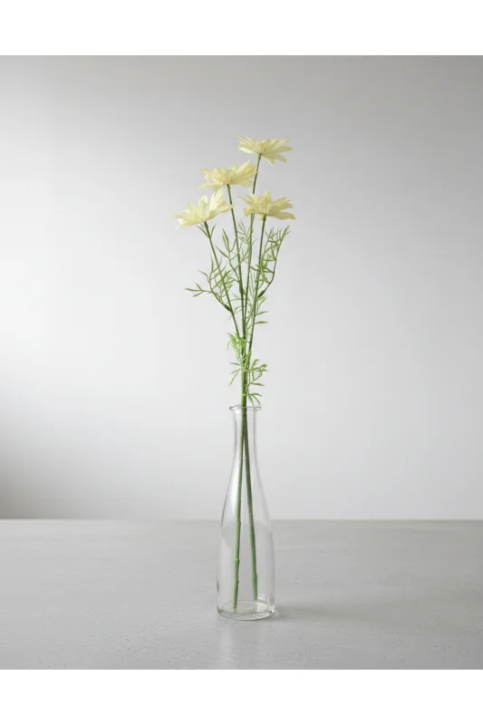 YASİMA 4 KAFALI 75 CM SARI PAPATYA EV DEKORASYON – 4. görsel