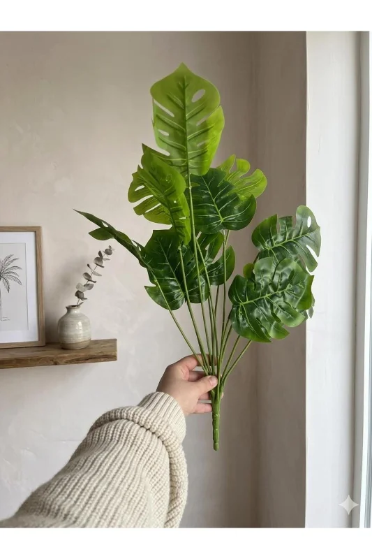 YASİMA Yapay Deve Tabanı Ağacı 55 Cm Ev İş Yeri Dekorasyon Önerisi – 2. görsel