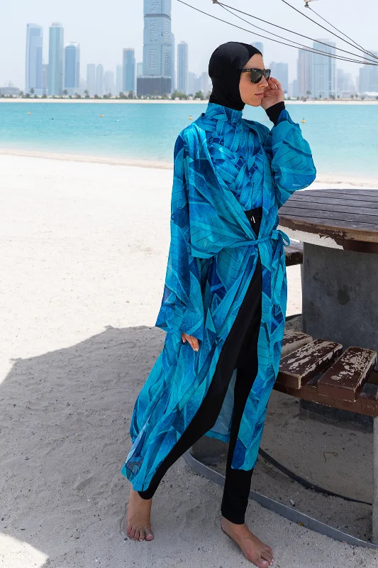 Remsa Tesettür Mayo Üzerine Tek Kaftan Kimono Pareo RP014 Berrin – 2. görsel