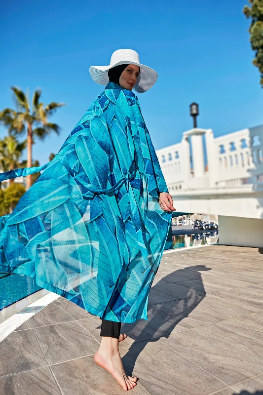 Remsa Tesettür Mayo Üzerine Tek Kaftan Kimono Pareo RP014 Berrin – 4. görsel