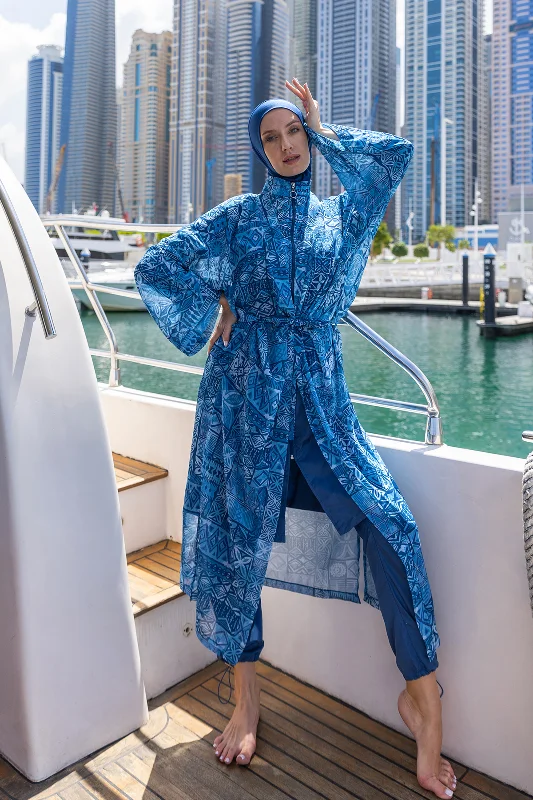 Remsa Tesettür Mayo Üzerine Tek Kaftan Kimono Pareo RP012 Rabia – 2. görsel