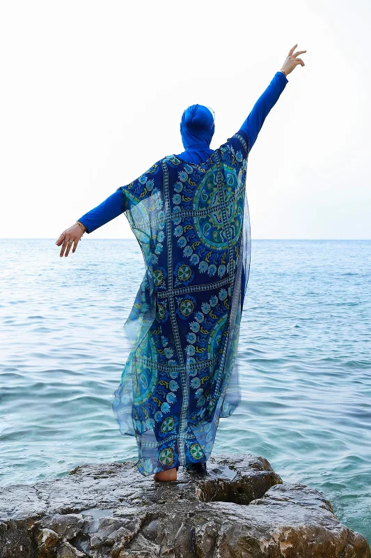 Mayo Üzerine Tek Pareo Kaftan 900-301-P – 4. görsel
