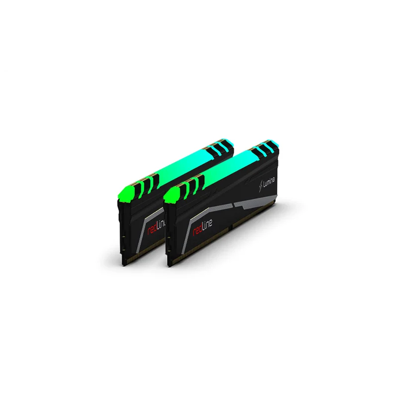 MUSHKIN redLine Lumina, MLA4C320GJJM8GX2, 2x8Gb Kit, 3200Mhz, DDR4, CL16, RGB, Desktop Gaming RAM (Soğutuculu) – 4. görsel