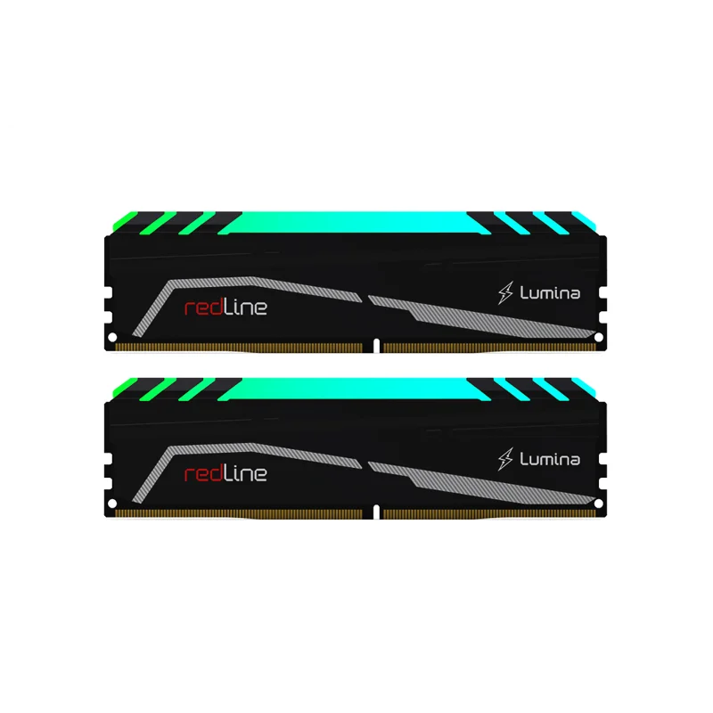 MUSHKIN redLine Lumina, MLA4C320GJJM8GX2, 2x8Gb Kit, 3200Mhz, DDR4, CL16, RGB, Desktop Gaming RAM (Soğutuculu)