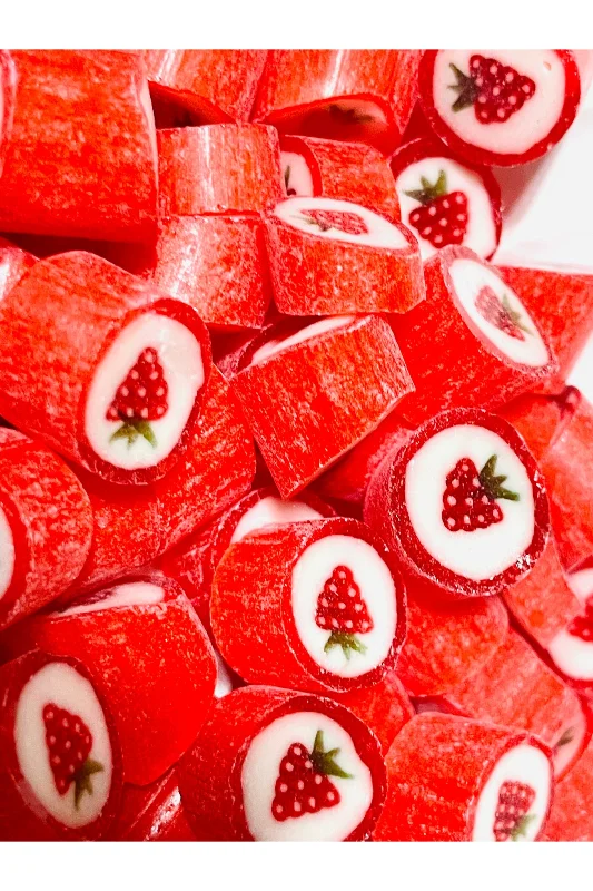 Çilek Desenli Lolly Akide Şeker 100 gr