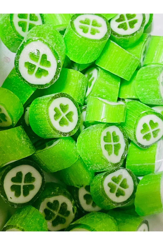 Bergamot Aromalı Yonca Desenli Lolly Akide Şeker 500 gr