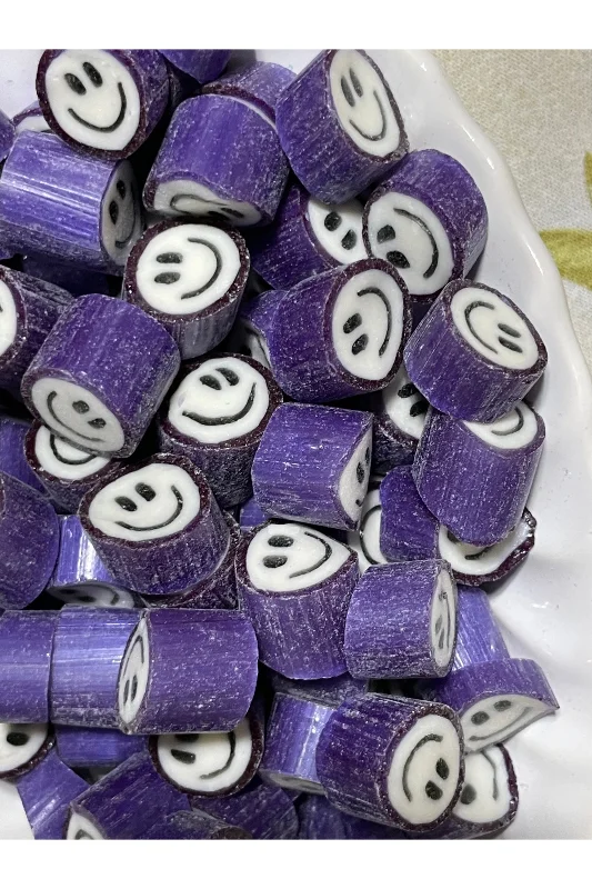 Mor Gülenyüz Desenli Böğürtlen Aromalı 1000 gr