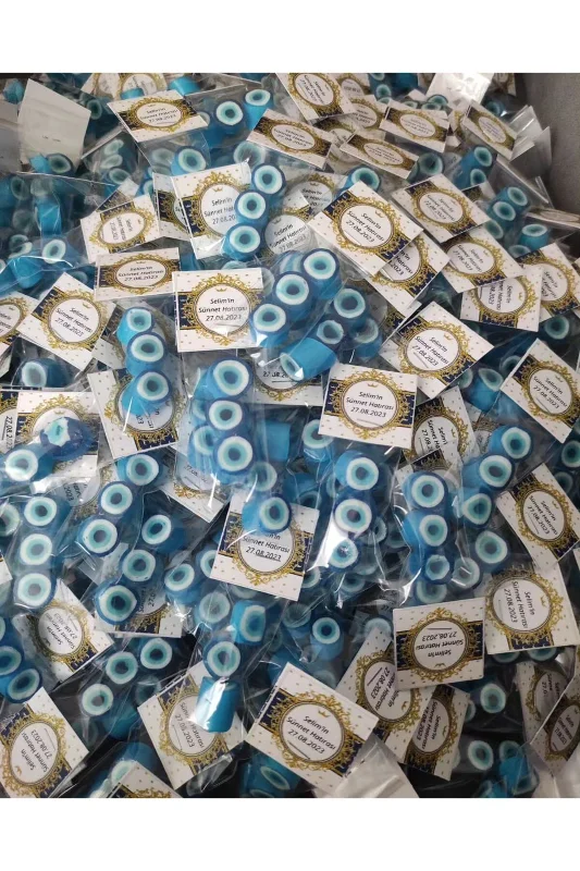 Nazar Mevlit- Sünnet- Doğum Günü, Düğün, Nişan Şekeri 100 Adet – 2. görsel