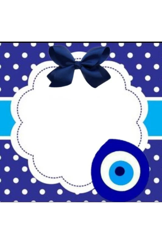 Mavi Desenli Mevlit-Kandil-Dini Günler Şekeri 25 Adet – 3. görsel