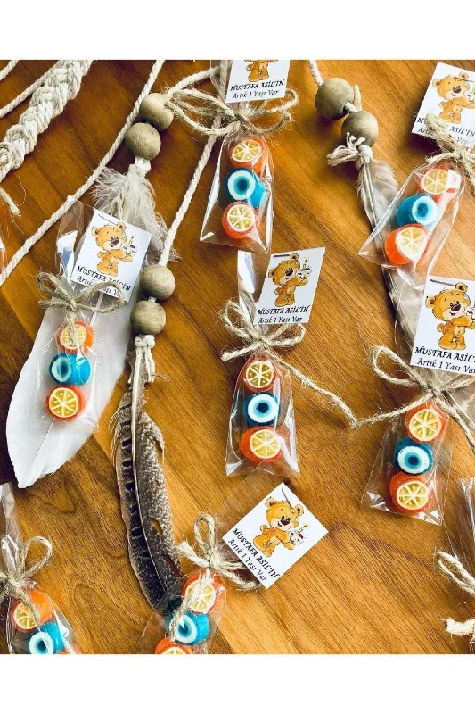 3'lü Portakal Temalı Doğum Günü, Babyshower, Düğün, Sünnet, Mevlüt, Yaş Günü Şekeri 100 Adet