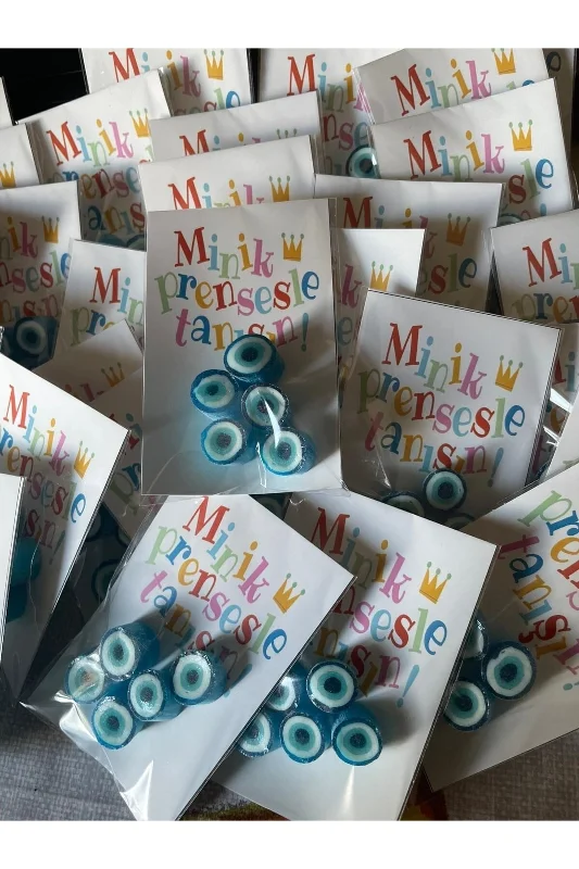 Renkli Baby Shower - Mevlit - Sünnet - Doğum Günü Hediye Şekeri 50 Adet – 2. görsel