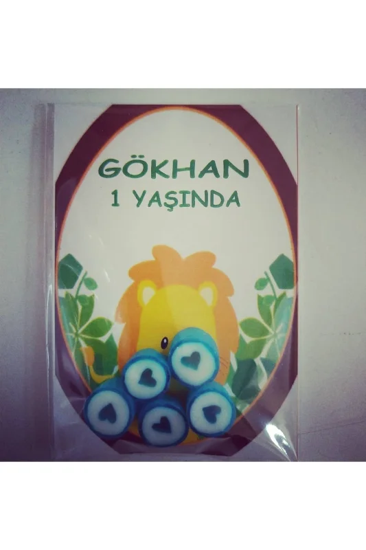 Baby Shower - Mevlit - Sünnet - Doğum Günü Mavi Kalp Bebek Şekeri 50 Adet – 2. görsel