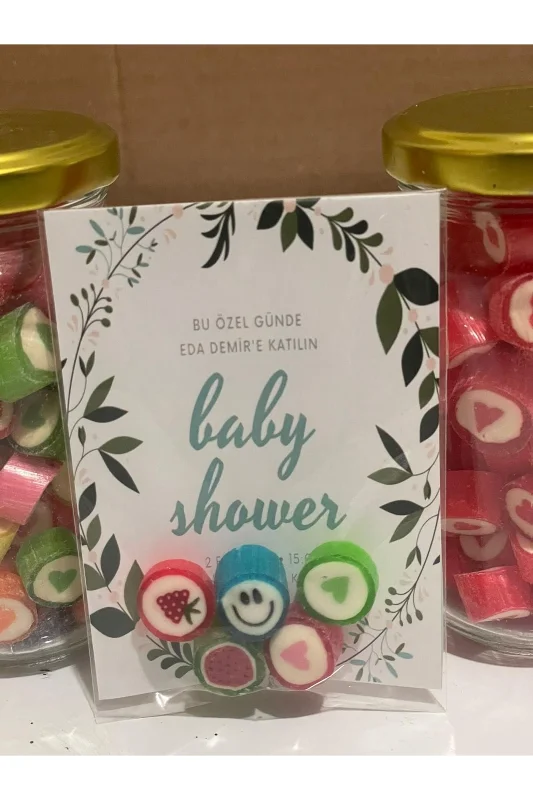 Baby Shower - Mevlit - Sünnet - Doğum Günü Hoş Geldin Bebek Şekeri 100 Adet – 2. görsel