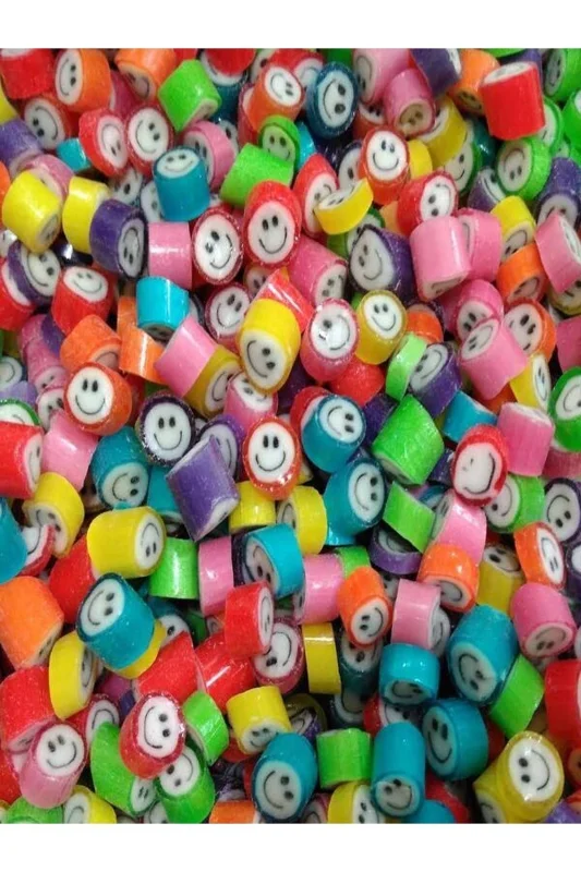 Karışık Gülenyüz Desenli Akide Şekeri 100 Gr.