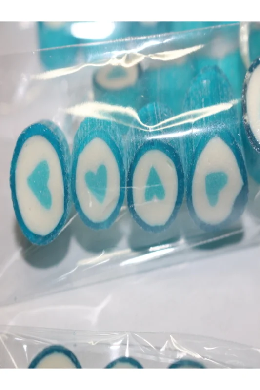 Mavi Kalp Parmak Lolly 12 Adet – 2. görsel