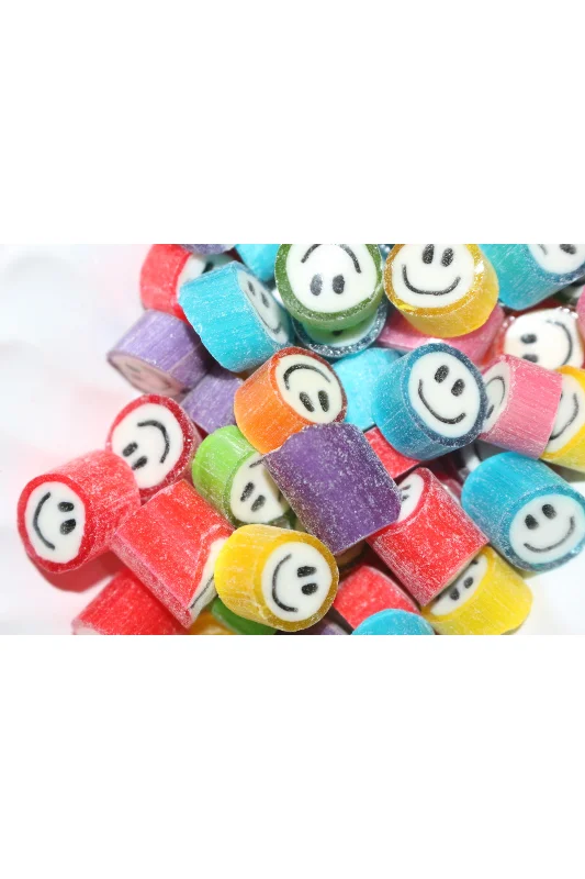 Karışık Gülenyüz Desenli Mix Lolly Akide Şeker 250 Gr.