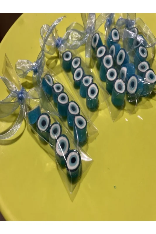 Mavi Nazar Boncuğu Parmak Lolly 100 Adet – 3. görsel