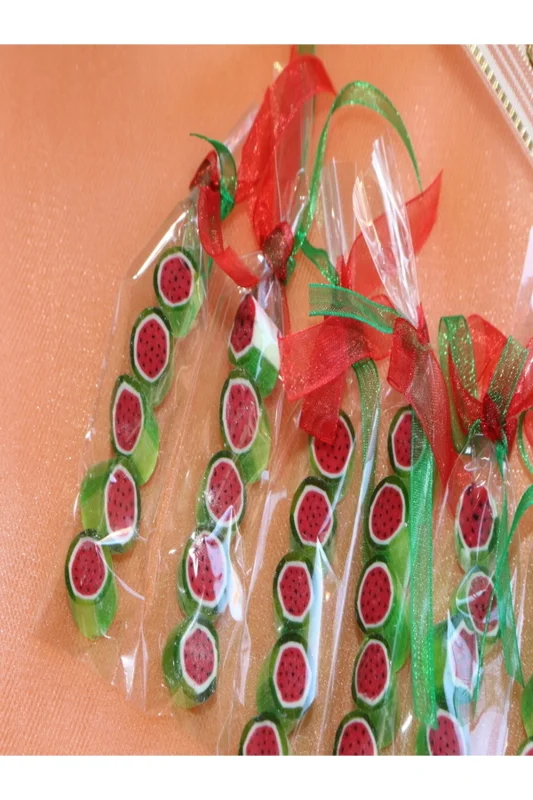 Karpuz Desenli Parmak Lolly Candy 12 Adet – 2. görsel