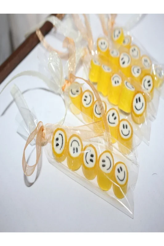 Sarı Gülenyüz Parmak Lolly 50 Adet – 2. görsel