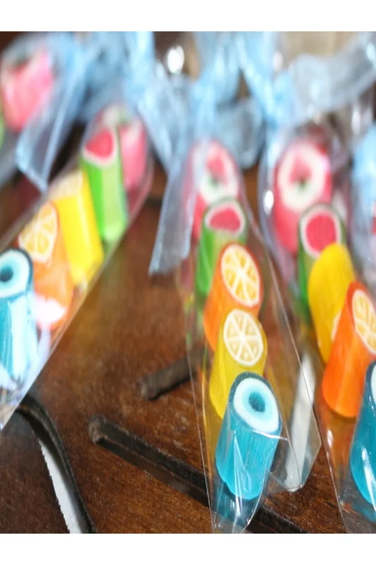 Çok Renkli Desenli Parmak Lolly Candy 12 Adet – 3. görsel