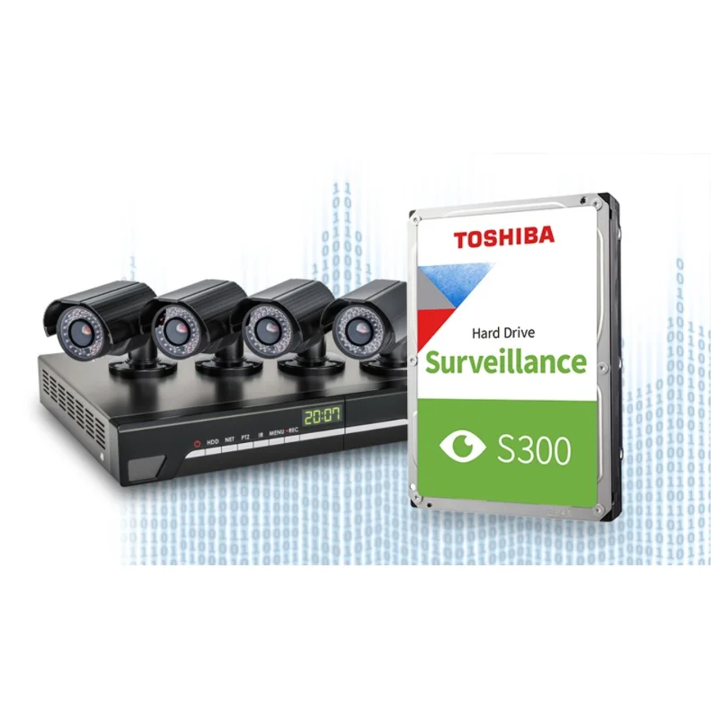TOSHIBA S300, HDWT840UZSVA, 3.5", 4TB, 256Mb 5400 Rpm, 7/24 Güvenlik HDD (Türkiye Distribütörü Garantili) – 3. görsel