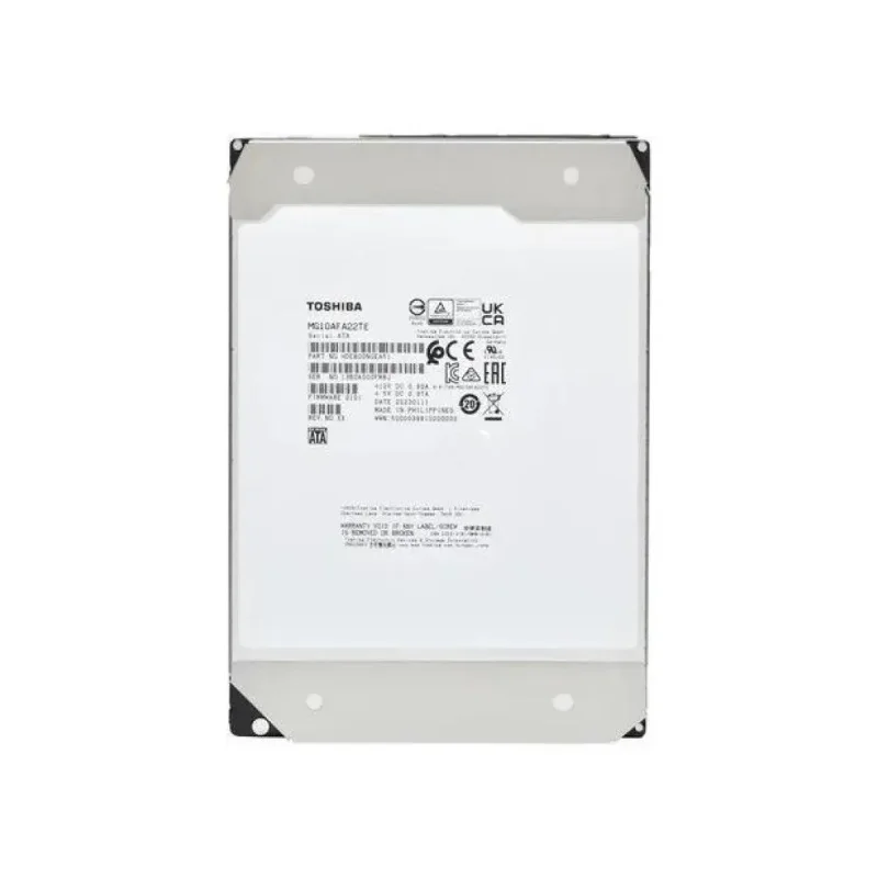 TOSHIBA ENTERPRISE, MG10AFA22TE, 3.5", 22TB, 512Mb 7200 Rpm, 7/24 Güvenlik, Data Center, Nas, Server, HDD (Türkiye Distribütörü Garantili) – 2. görsel