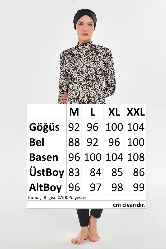 Reglan Kol Likralı Tam Kapalı Tesettür Mayo 3130 Koyu Lacivert03 – 4. görsel