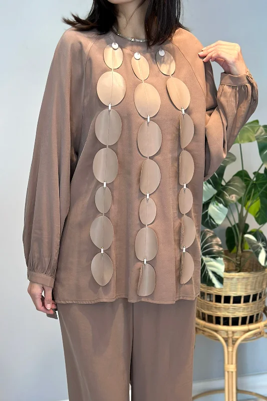 Cookıe Pantolonlu Takım 6907 Camel – 4. görsel