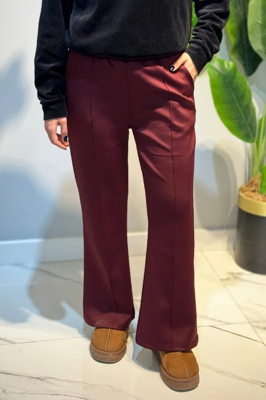 Nervür Dikişli Pantolon 2450 Bordo – 2. görsel