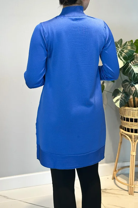 Düğme Detay Triko Tunik 34120 Siyah – 3. görsel