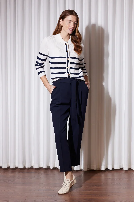Kuşaklı Havuç Pantolon 5291 Siyah – 3. görsel