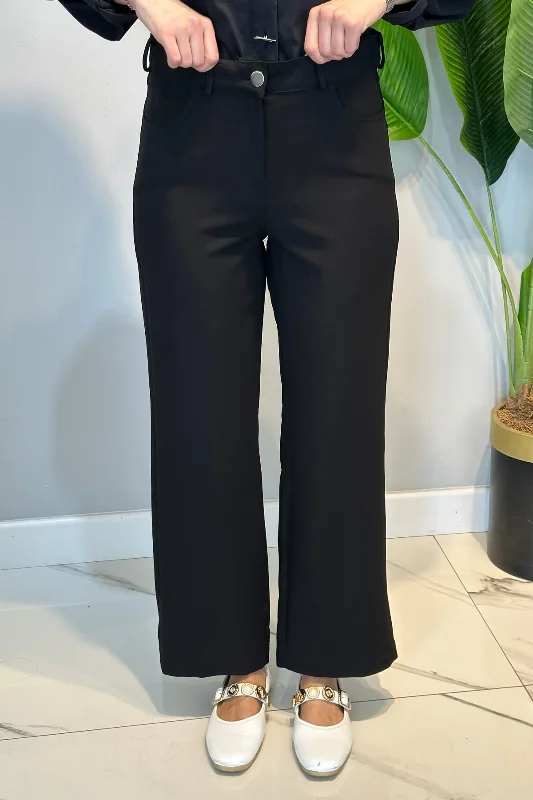 Bol Paça Pantolon 16134 Siyah – 2. görsel