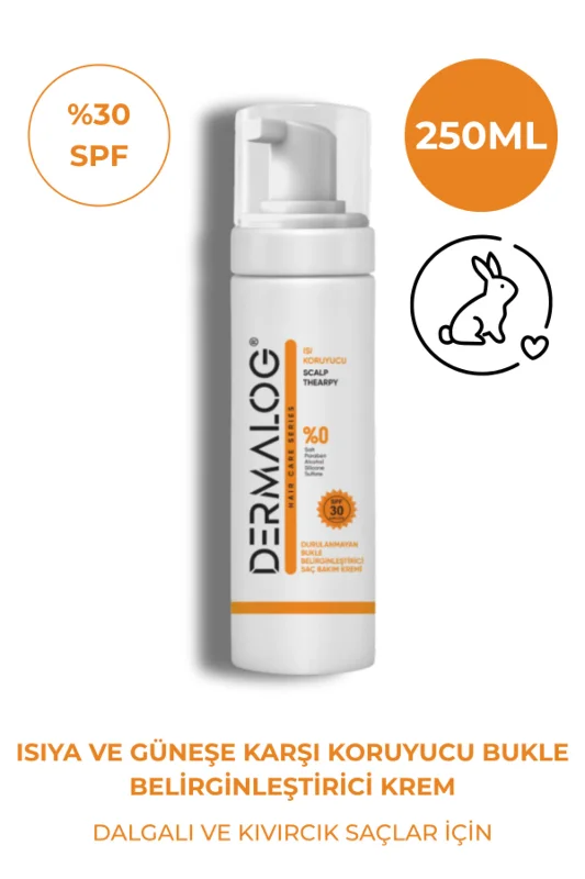 DERMALOG Curl Control- Liberty Isı Koruyucu Bukle Belirginleştirici Saç Bakım Kremi 250 ML – 2. görsel