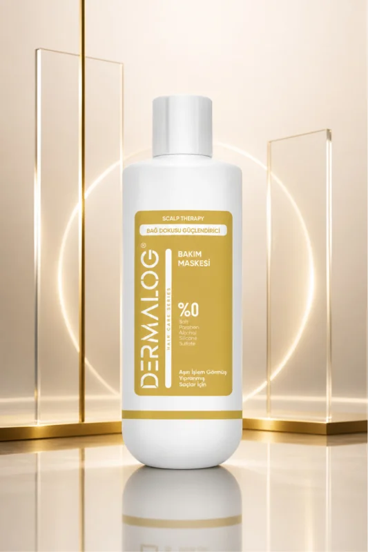 DERMALOG Yanmış Yıpranmış Saçlar Için Pürüzsüzleştirici & Onarıcı Bağ Dokusu Güçlendirici Saç Maskesi 500 ml – 2. görsel