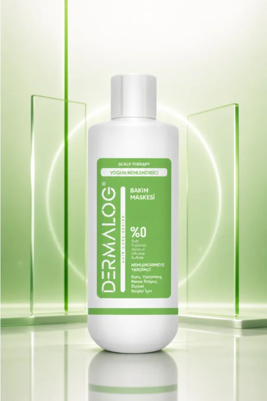 DERMALOG Kuru Yıpranmış Saçlar Için Yoğun Nemlendirici Ve Onarıcı Saç Bakım Maskesi 500 ml – 2. görsel