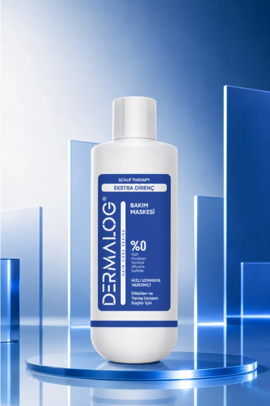 DERMALOG Dökülen Ve Yavaş Uzayan Saçlar Için Ekstra Direnç Hızlı Saç Uzatma Yardımcı Maske 500 ml – 2. görsel