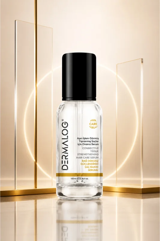 DERMALOG Yanmış Yıpranmış Saçlar Için Pürüzsüzleştirici & Onarıcı Bağ Dokusu Güçlendirici Keratin Serumu 100 ML – 2. görsel