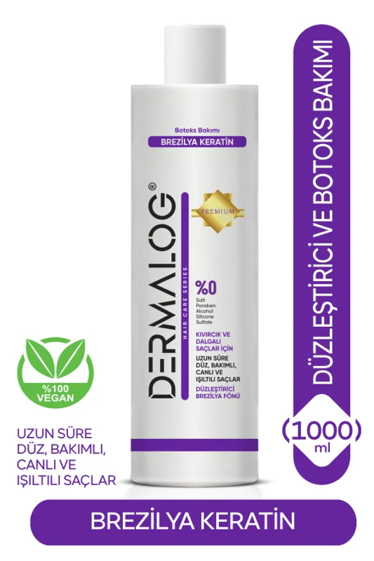 DERMALOG Saç Botoksu & Brezilya Keratini - Pofessional Premium Seri 1000 ML – 2. görsel