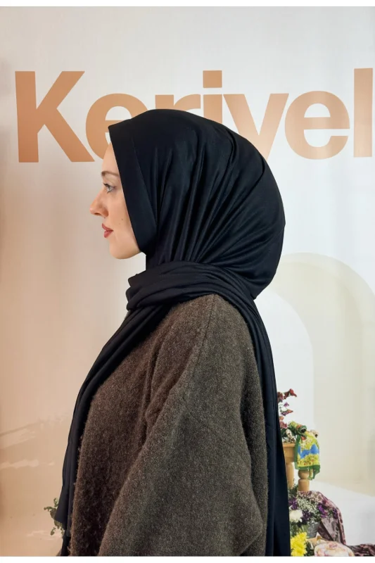 Geçmeli Hazır Pratik Penye Şal – 3. görsel