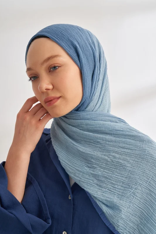 ARMANDA MÜSLİN DEGRADE BİYELİ ŞAL – 2. görsel